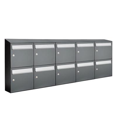 Allux Flow Set 5-Breed, 2-Hoog Met Dak Antraciet - 40040065_5x2d