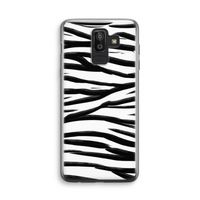 Zebra pattern: Samsung Galaxy J8 (2018) Transparant Hoesje Zebra pattern: Samsung Galaxy J8 (2018) Transparant Hoesje