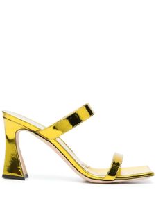 Giuseppe Zanotti mules 90 mm à bout carré - Or