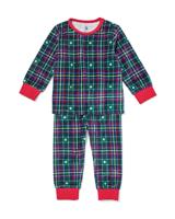 HEMA War Child babypyjama velours ruiten multi (multi)
