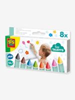 Badkamerpotloden 8 kleuren SES Creative meerkleurig