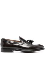 Doucal's mocassins en cuir à glands - Marron