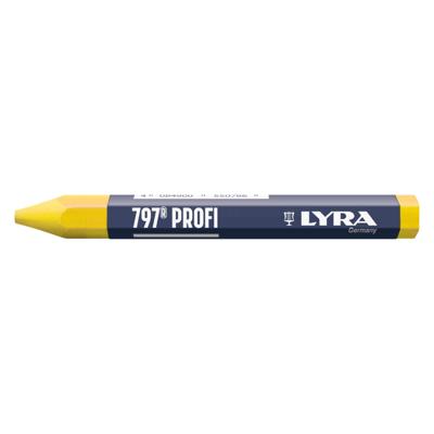 Lyra merkkrijt Profi 797 geel (12x)