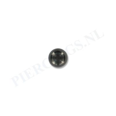 Balletje 1.6 mm zwart 6 mm