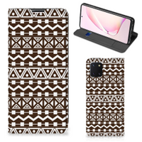 Samsung Galaxy Note 10 Lite Hoesje met Magneet Aztec Brown