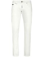 Philipp Plein jean skinny à taille basse - Blanc