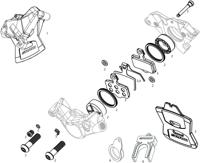 SRAM schijfrem "apex axs" disc brake apex axs fr.brake 1300mm