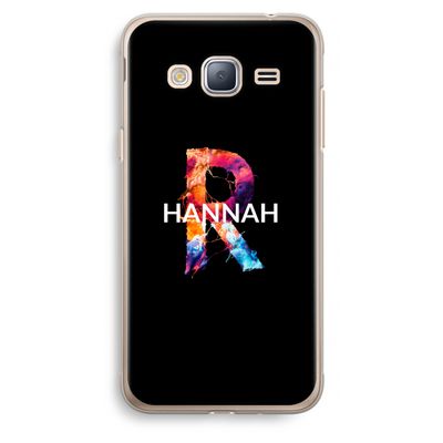 Abstract Spectrum: Samsung Galaxy J3 (2016) Transparant Hoesje
