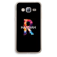 Abstract Spectrum: Samsung Galaxy J3 (2016) Transparant Hoesje