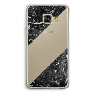 Zwart marmer: Samsung A3 (2017) Transparant Hoesje