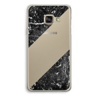 Zwart marmer: Samsung A3 (2017) Transparant Hoesje