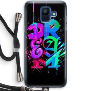 Dream: Samsung Galaxy A6 (2018) Transparant Hoesje met koord