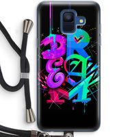 Dream: Samsung Galaxy A6 (2018) Transparant Hoesje met koord