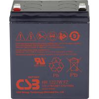 CSB Battery HR 1227W high-rate Loodaccu 12 V 6.2 Ah Loodvlies (AGM) (b x h x d) 90 x 106 x 70 mm Kabelschoen 6.35 mm, Kabelschoen 4.8 mm Onderhoudsvrij, - thumbnail