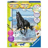 Ravensburger Schilderen op nummer - paard in de branding