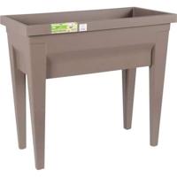 EDA Groentegebied met tafel City Veg & Table - 73 x 38,5 x H 68 cm - 57 L - Taupe