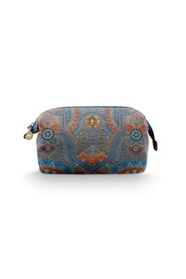 Pip Studio Pip Studio Cooper Cosmetic Purse Medium Jabali Blue 22.5x9.5x15cm