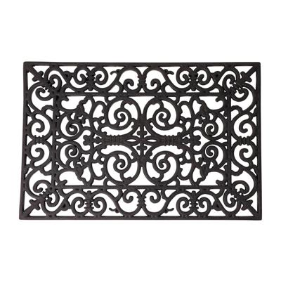 Esschert Design Deurmat - klassiek patroon - 70x40 cm - schoonloopmat