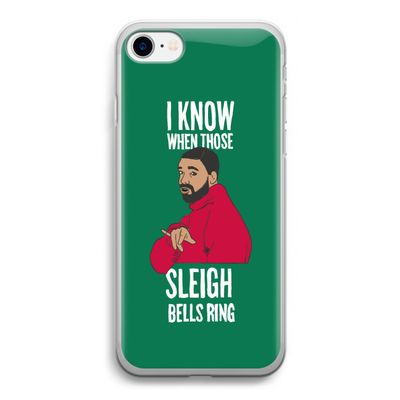 Sleigh Bells Ring: iPhone SE 2020 Transparant Hoesje