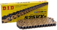 D.I.D Chain did 525 vx3 122 n gold/grey open