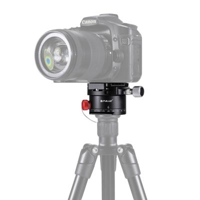 PULUZ aluminiumlegering panoramisch Indexing Rotator bal hoofd met Quick Release plaat voor Camera Tripod Head