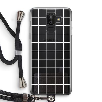Rooster 2: Samsung Galaxy J8 (2018) Transparant Hoesje met koord