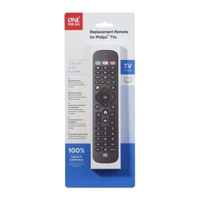 ONE FOR ALL URC4913 - Vervangende afstandsbediening voor Philips TV