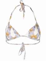 Tory Burch haut de bikini à imprimé perroquet - Tons neutres