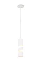 Trio Koker hanglampStream Ø 8cm - wit - 364000131
