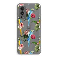 Kleurrijke papegaaien: OnePlus Nord 2 5G Transparant Hoesje