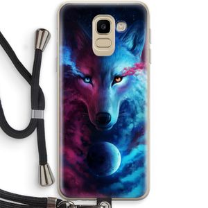 Where Light And Dark Meet: Samsung Galaxy J6 (2018) Transparant Hoesje met koord