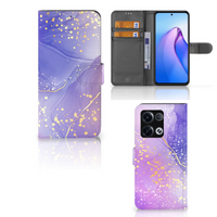 Hoesje voor OPPO Reno8 Pro Watercolor Paars