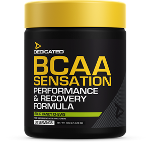 Dedicated Nutrition BCAA Sensation Sour Candy Chews (345 g)