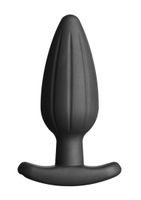 "Rocker" Silicone Noir Butt Plug - Large