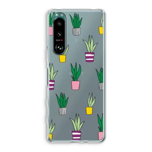 Sanseveria: Sony Xperia 5 III Transparant Hoesje