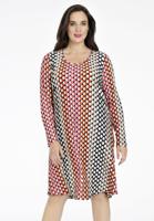 Yoek Jurk geplooid MULTIDOT | Multi | Maat 54/56