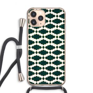 Moroccan tiles: iPhone 11 Pro Max Transparant Hoesje met koord
