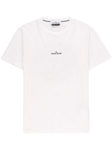 Stone Island t-shirt à logo imprimé - Blanc