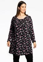 Yoek Tuniek wide bottom LOULOU | Zwart | Maat 50/52