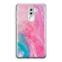 Roze explosie: Honor 6X Transparant Hoesje