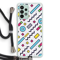8-bit N°8: Samsung Galaxy A52s 5G Transparant Hoesje met koord