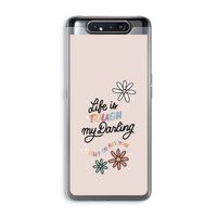 Tough Life: Samsung Galaxy A80 Transparant Hoesje