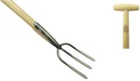 De Wit Tuinvork 3 tands essen steel 900mm dewit
