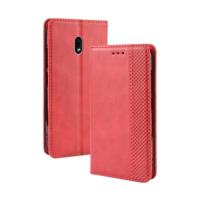 Magnetische gesp retro Crazy Horse textuur horizontale Flip lederen case voor Nokia 2 2 met houder & card slots & Photo Frame (rood)