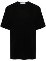 LEMAIRE t-shirt nervuré en coton - Noir - thumbnail