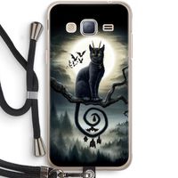 Moonlight Companions: Samsung Galaxy J3 (2016) Transparant Hoesje met koord