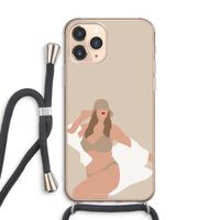 One of a kind: iPhone 11 Pro Max Transparant Hoesje met koord