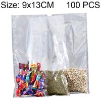 100 stuks voedsel vacuüm verpakking van doorzichtig Plastic zakje vers houden nylontas grootte: 9 x 13 cm