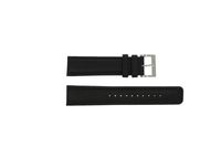 Seiko horlogeband 4KR9JZ / SGEC63P1 / 7N42-0CW0/ SNA741P2 Leder Zwart 22mm + zwart stiksel - thumbnail