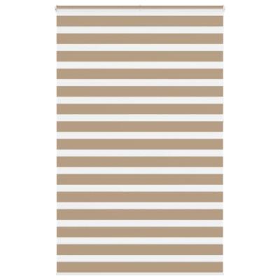 Zebra Blind 150x230 cm stofbreedte 145,9 cm polyester zandbruin